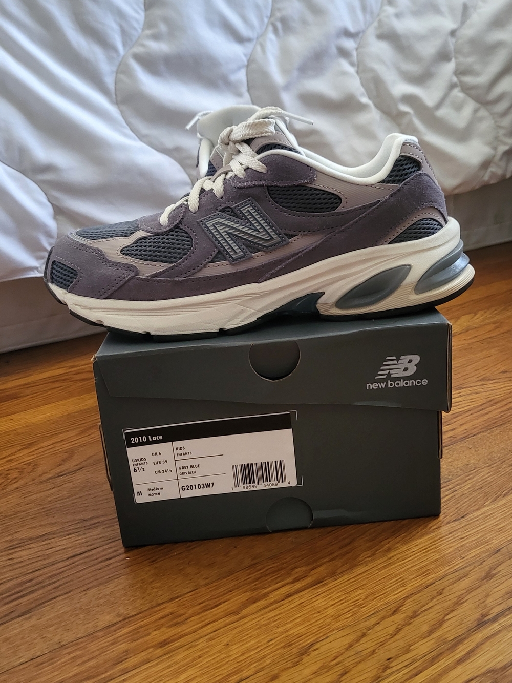 New Balance 2010 Lace Grey/Blue Sneakers